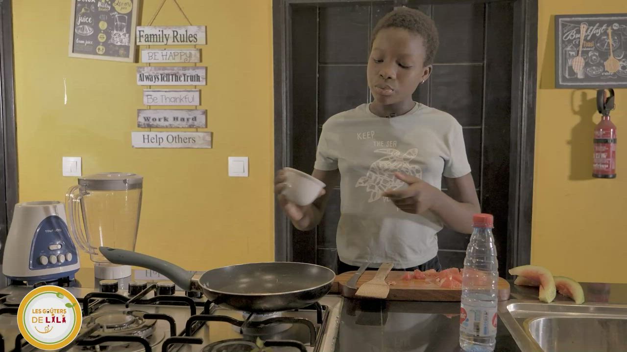 Siro de pastel à la menthe avec Sakina